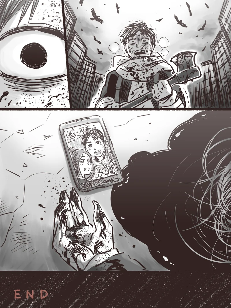 좀비 세상의 여고생.manga - 이미지 12