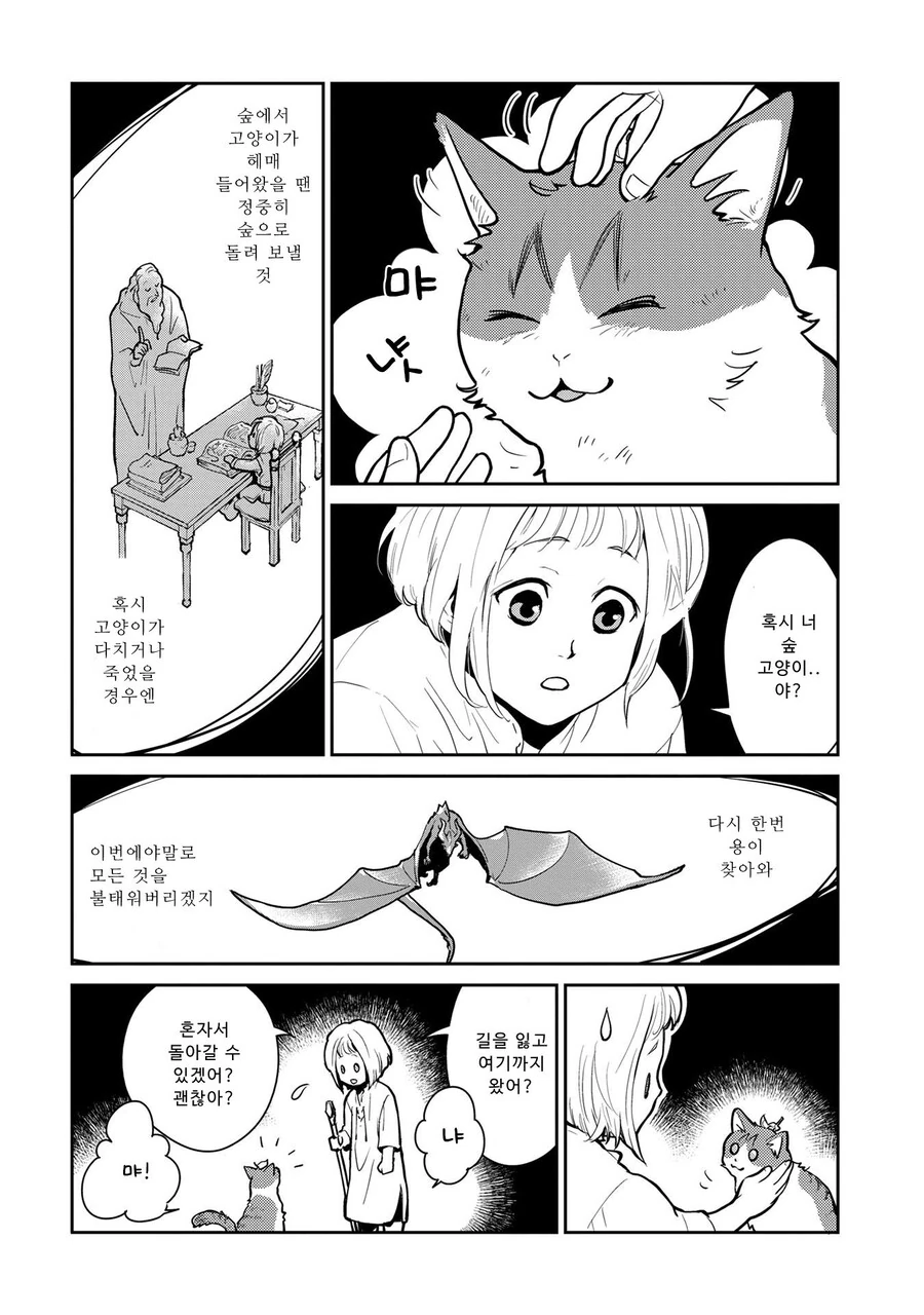 스압)고양이랑 함께 자란 드래곤.manhwa - 이미지 7