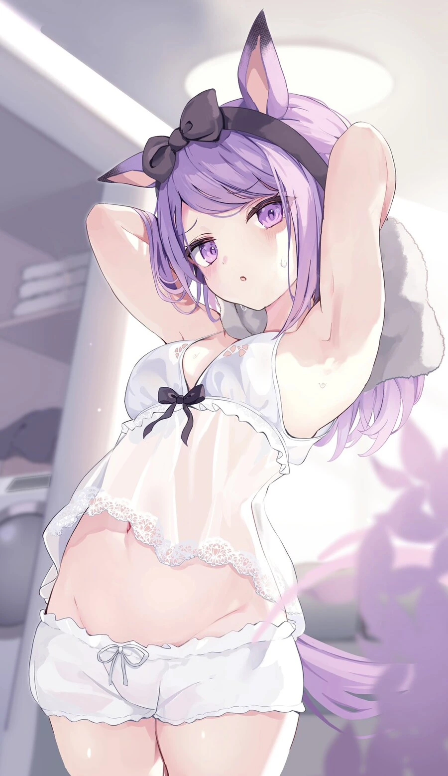 말딸) 그림을 터치하면 허벅지가 보여요 - 이미지 2