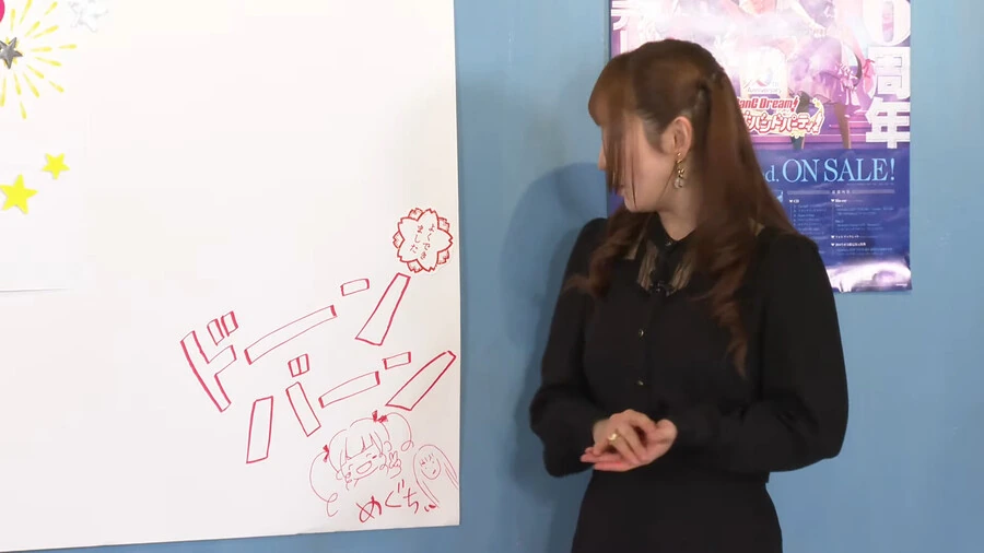 뱅드림) 성우들에게 전지에 알아서 그림 그리게 했더니 - 이미지 2