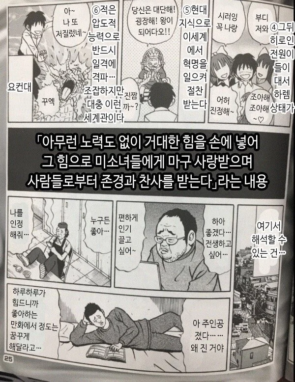 이세계물을 보는 독자들 비난하는 만화 - 이미지 2