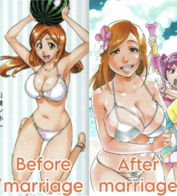 블리치)결혼 전과 후.jpg