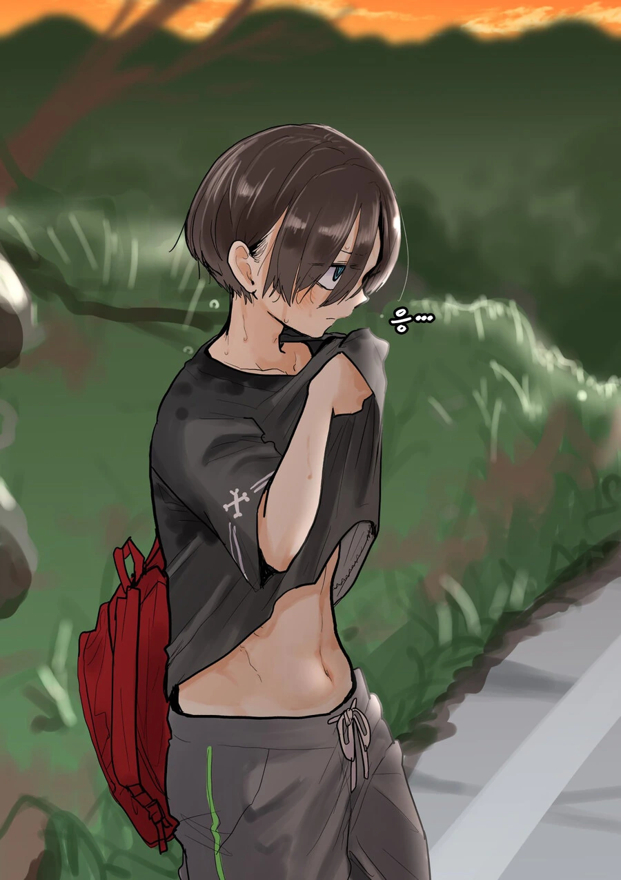 시골 놀러 왔다가 버스 놓친 커플.manga - 이미지 2