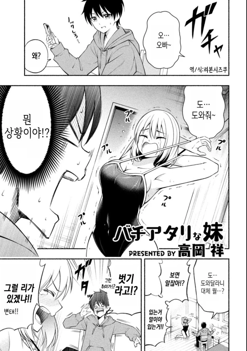 ㅎㅂ?) ㄱㅅ이 큰 여동생 만화