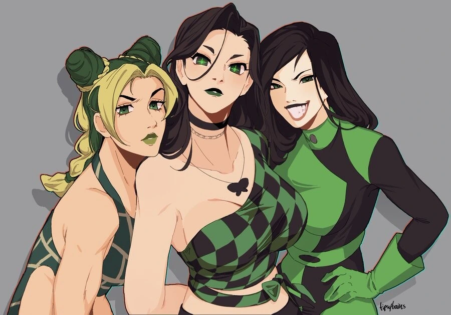 녹색악당녀들(tipsytrains님 그림)
