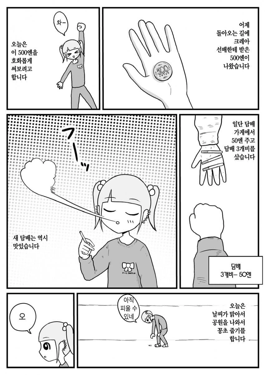 가정파탄난 일본 청소년들이 살아가는 만화 - 이미지 2