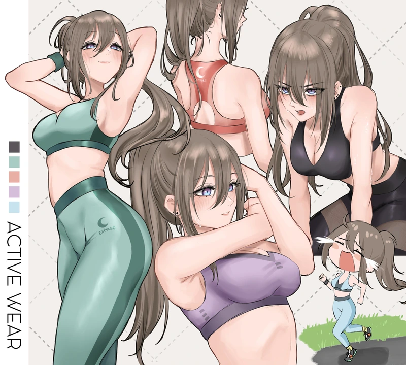 다이어트를 결심하는 눈나.Manga - 이미지 4