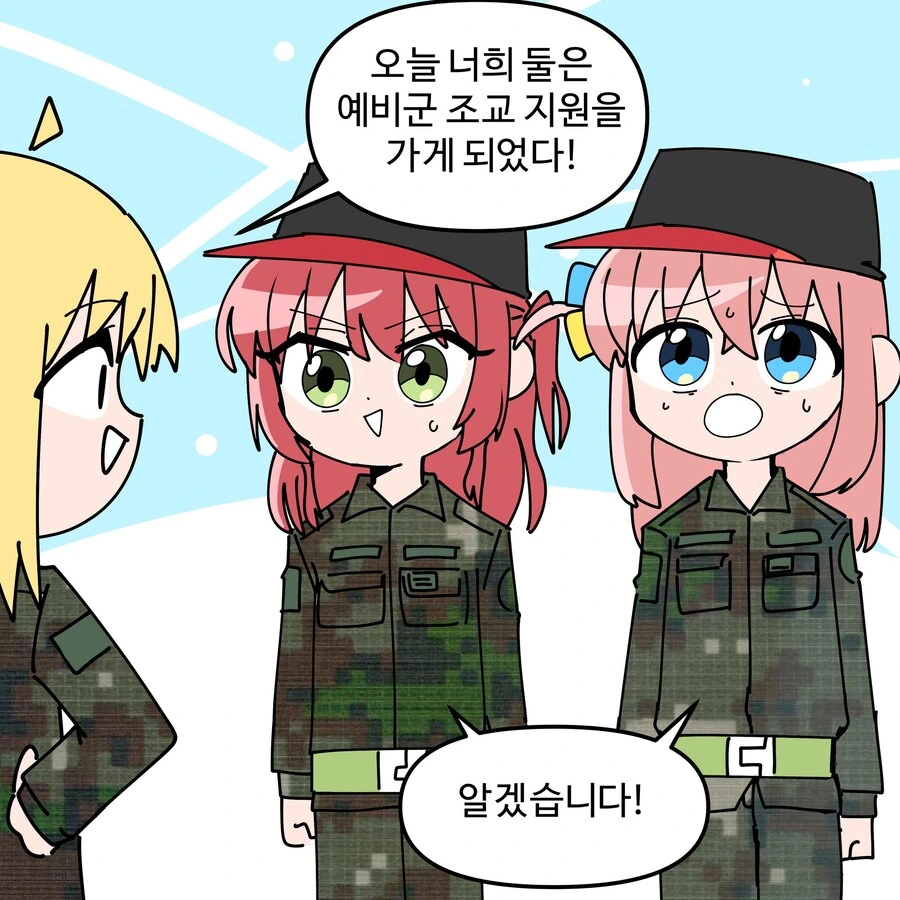 봇치더락)예비군 ㅈㄱ가 된 히토리