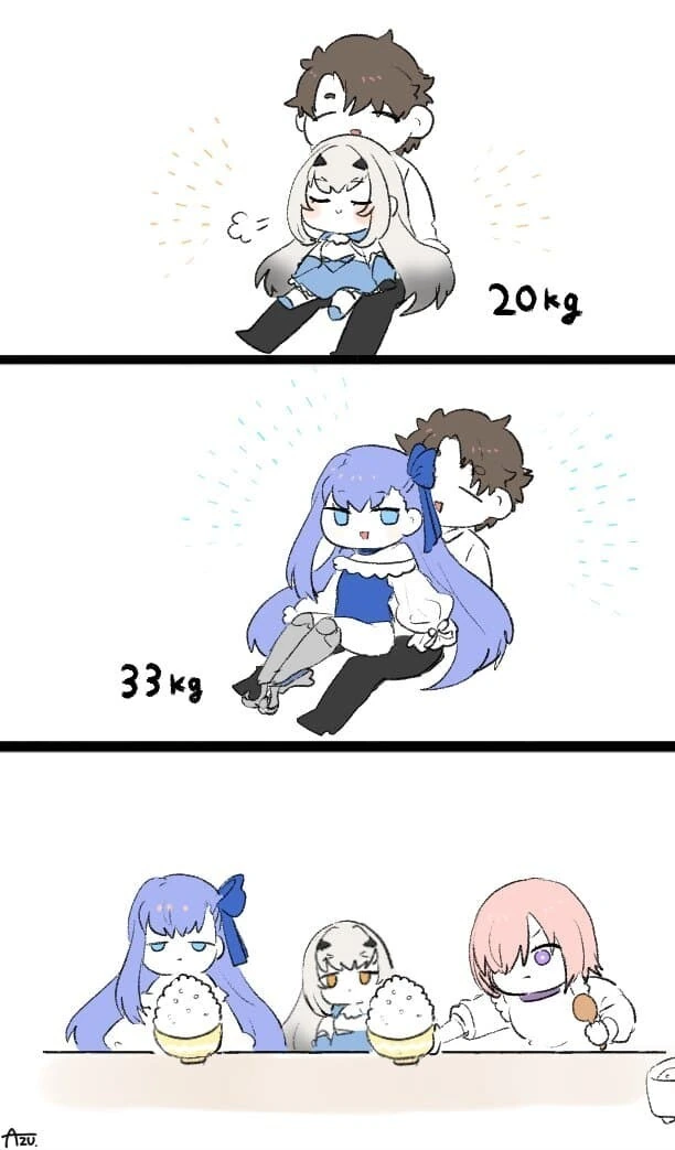 페그오) 뼈밖에 안남았잖아 만화