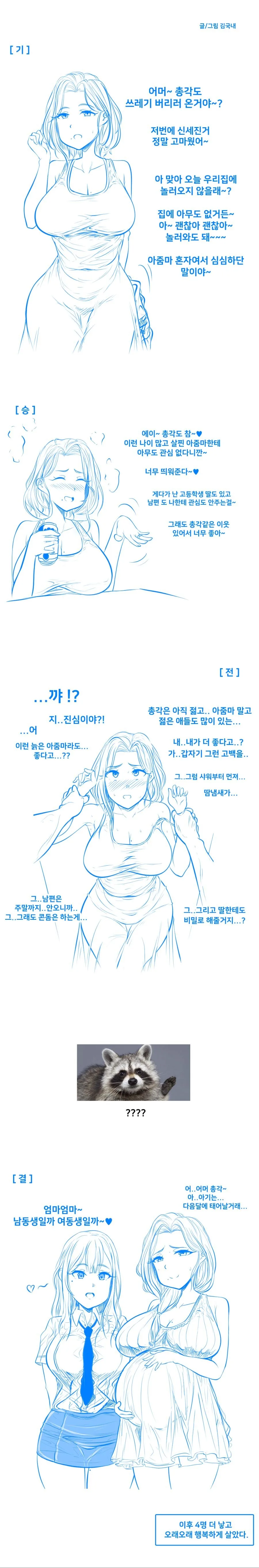 아줌마 ㅇㅅ하는 만화