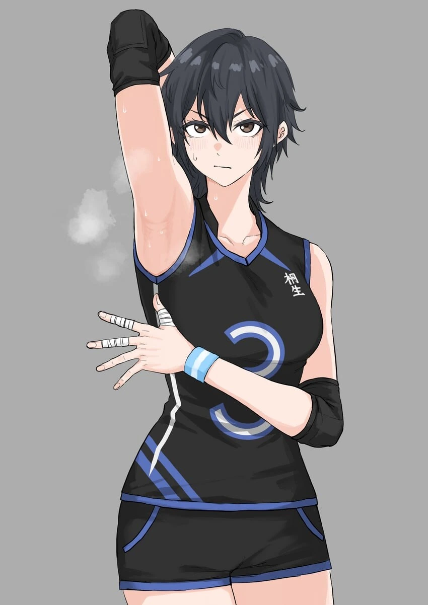 배구선수의 땀냄새 공격