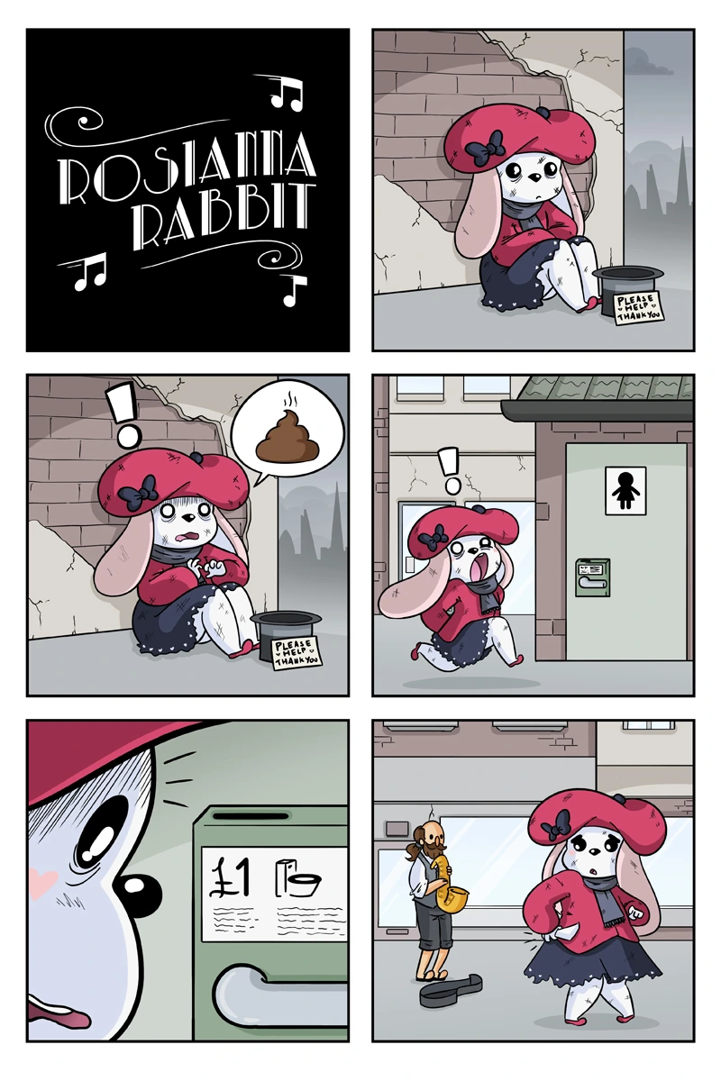 화장실도 못 갔던 가난한 길거리 아이.manhwa