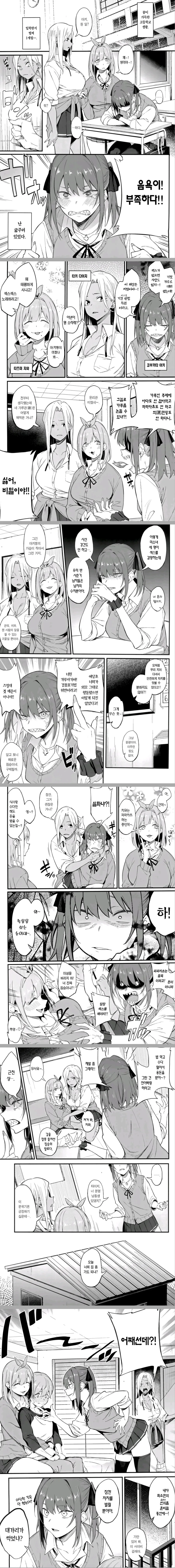 친구의 동생을 추행하려고 하는 어고생.manga