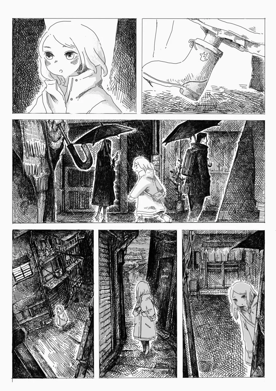 여자애가 골목길 돌ㅇㄷ니는 Manhwa - 이미지 2