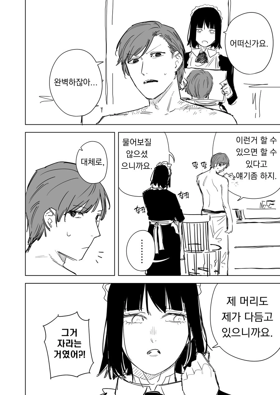 안드로이드 메이드랑 투닥투닥거리는 만화 - 이미지 2