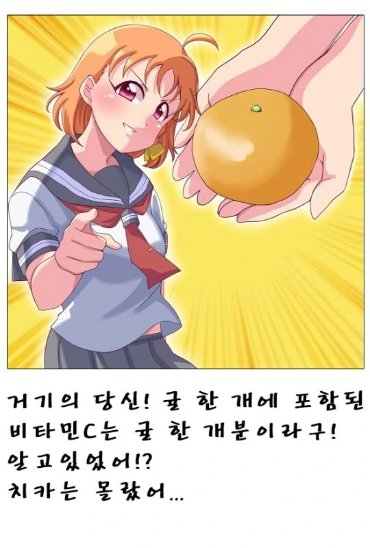 럽라)그거알아? 귤 하나에는