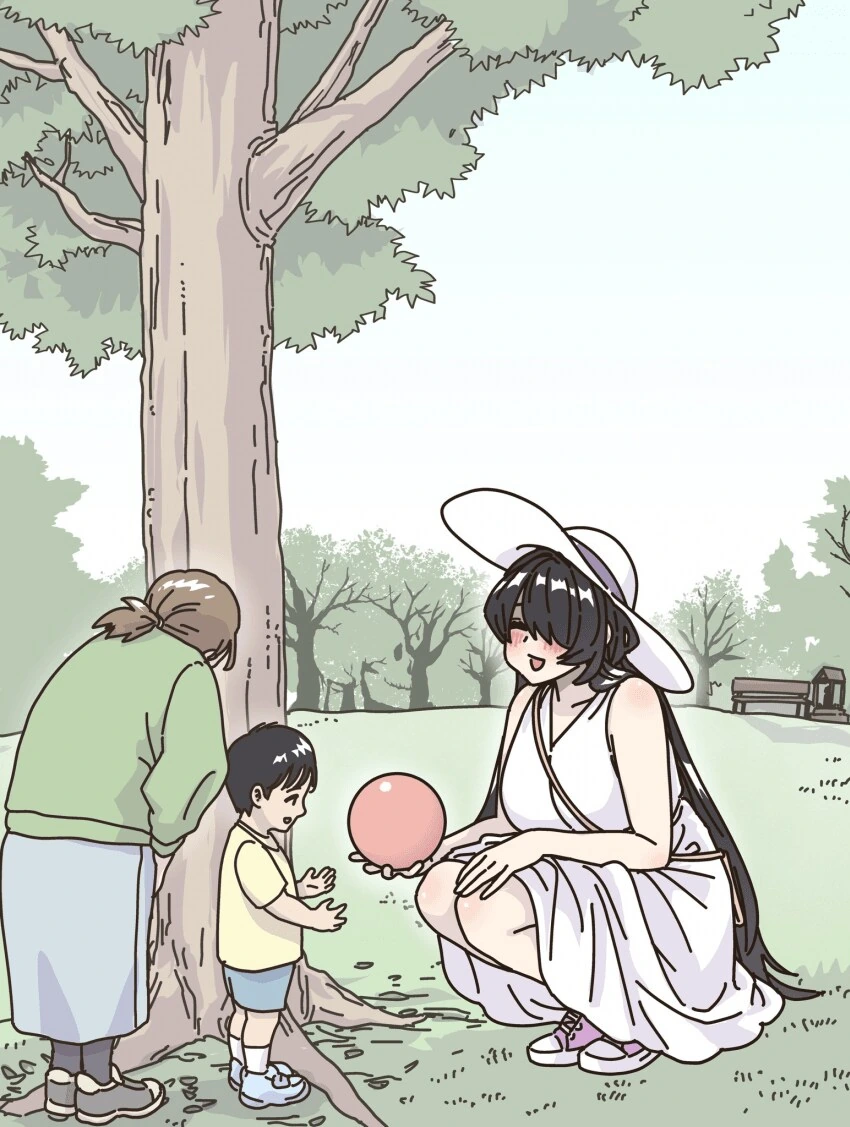 꼬마랑 놀아주는 팔척눈나.manwha - 이미지 2