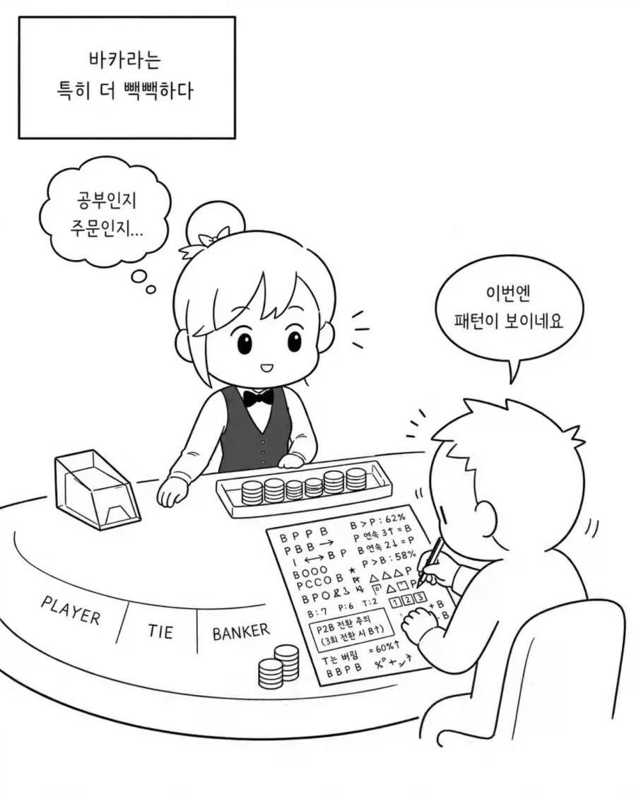 카지노에서 거의 논문을 쓰시는 손님.Manhwa - 이미지 2