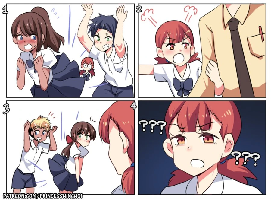 친구에게 아이스께끼 하는 만화.manwha