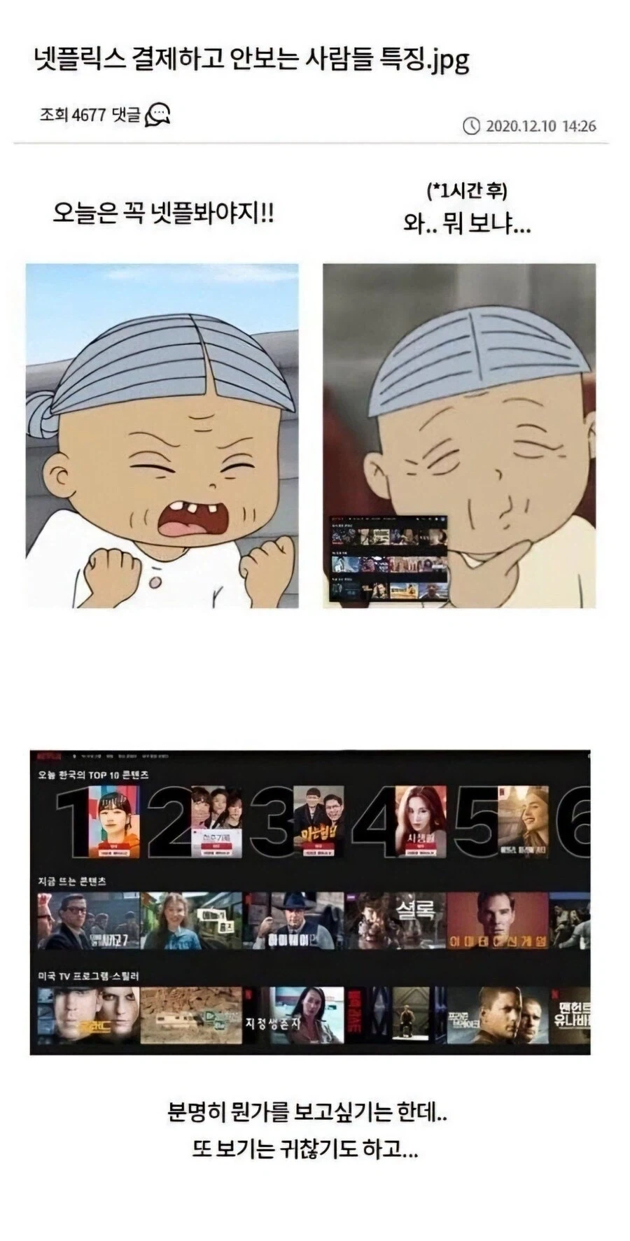 넷플릭스 결제하고 안보는 사람들 특징