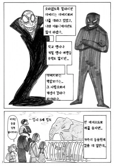바키작가 딸이 그린 집안 만화 3편.jpg - 이미지 2