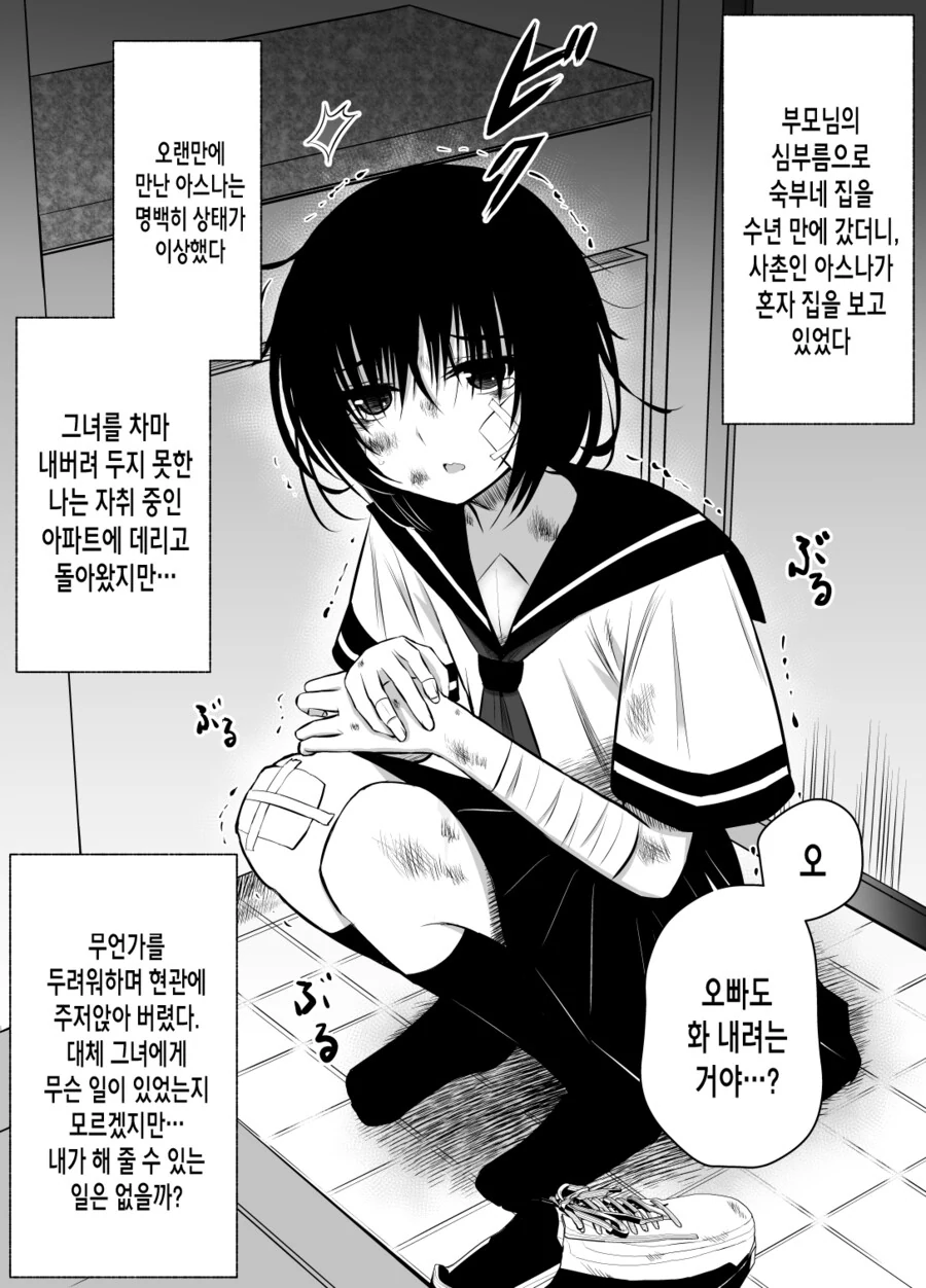 불쌍한 사촌 여자애 주워 가지고 온 만화.manhwa