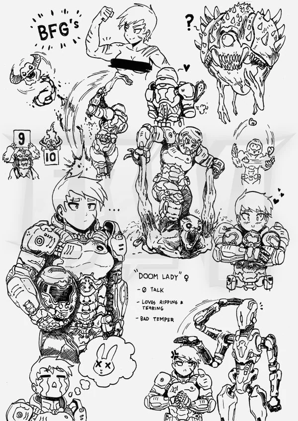 둠가이가 여자였다면