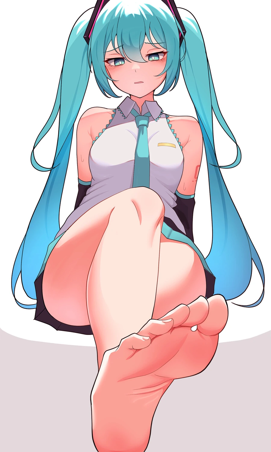 미쿠 발가락.manga