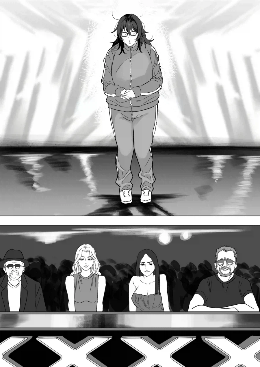 장기자랑하러 온 음침녀