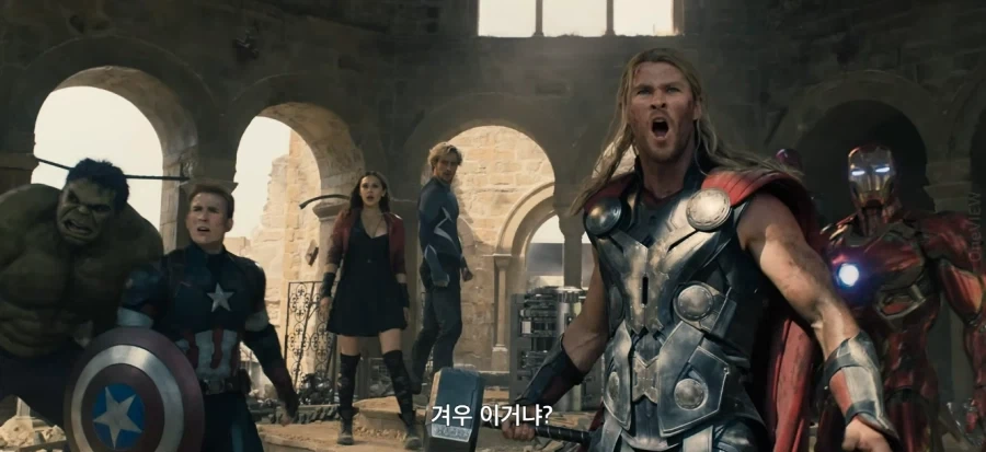 MCU) 말에서 은근 밀리는 토르