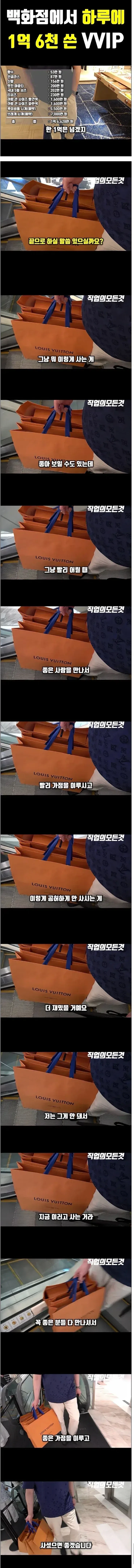 백화점에서 하루에 1억 6천 쓰는 VIP의 인생 조언