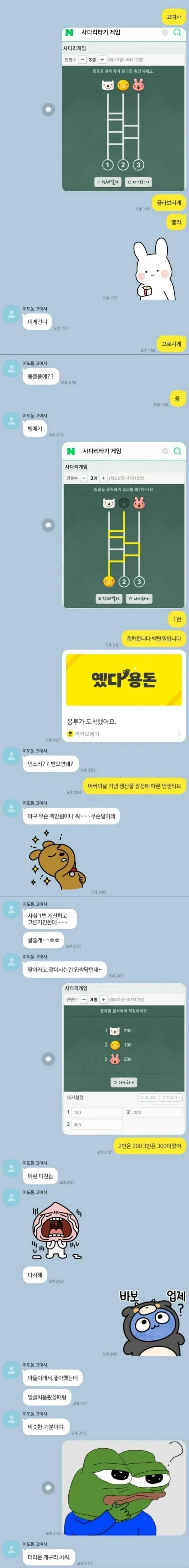 어버이날 용돈 드리고 욕먹은 사람