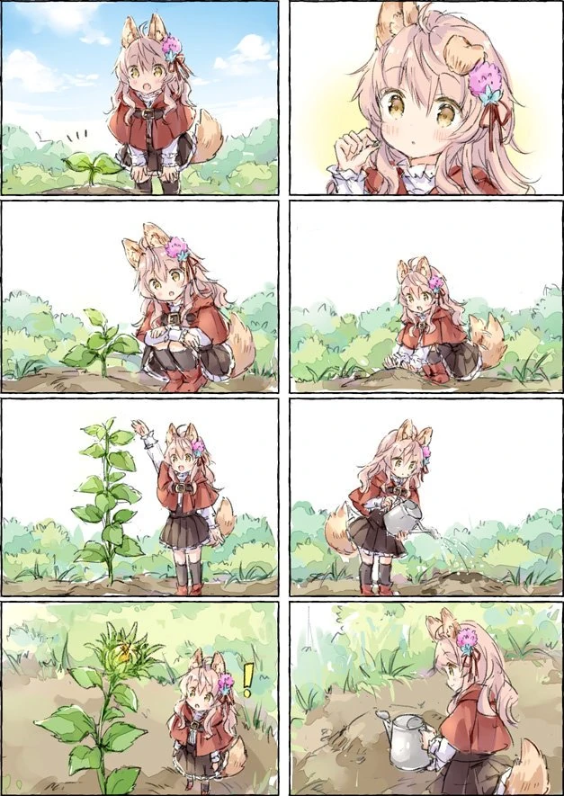 늑대소녀의 여름.Manga