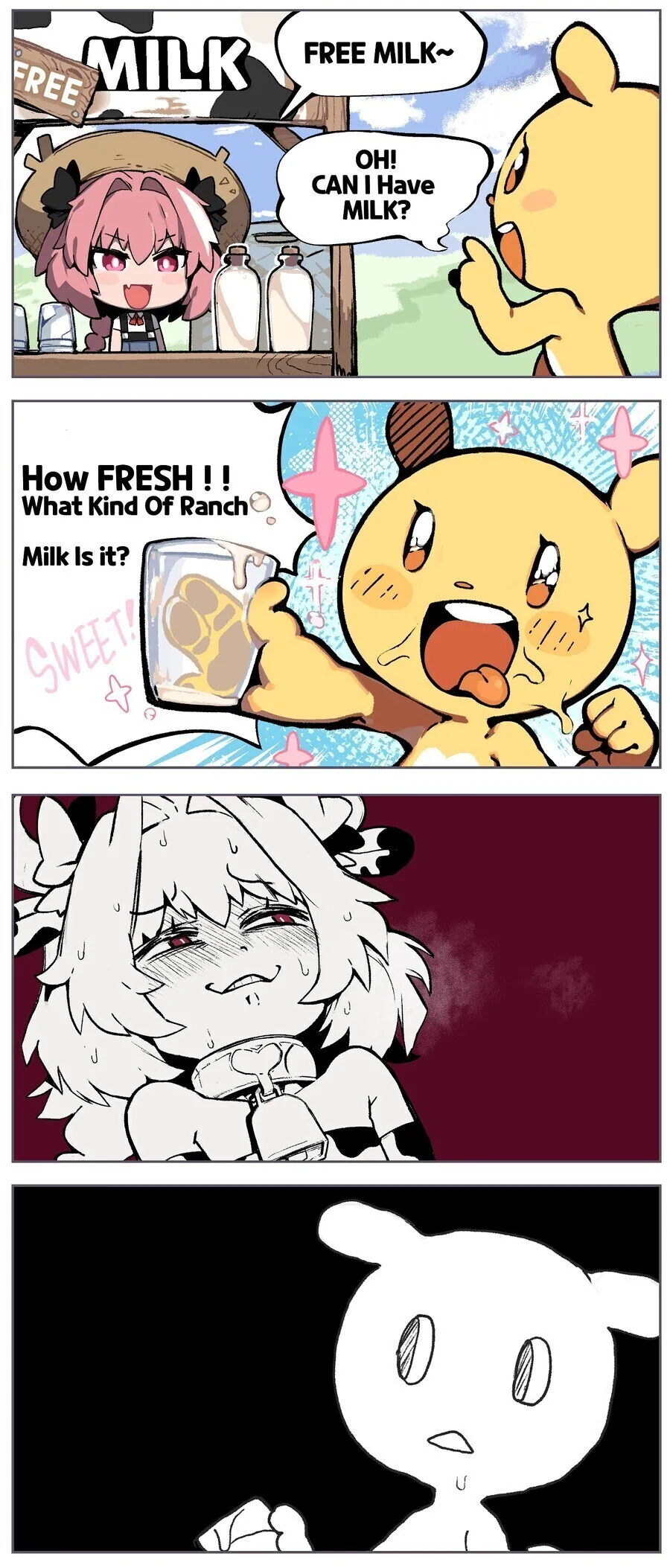 공짜 우유 받아 가세요!.manga