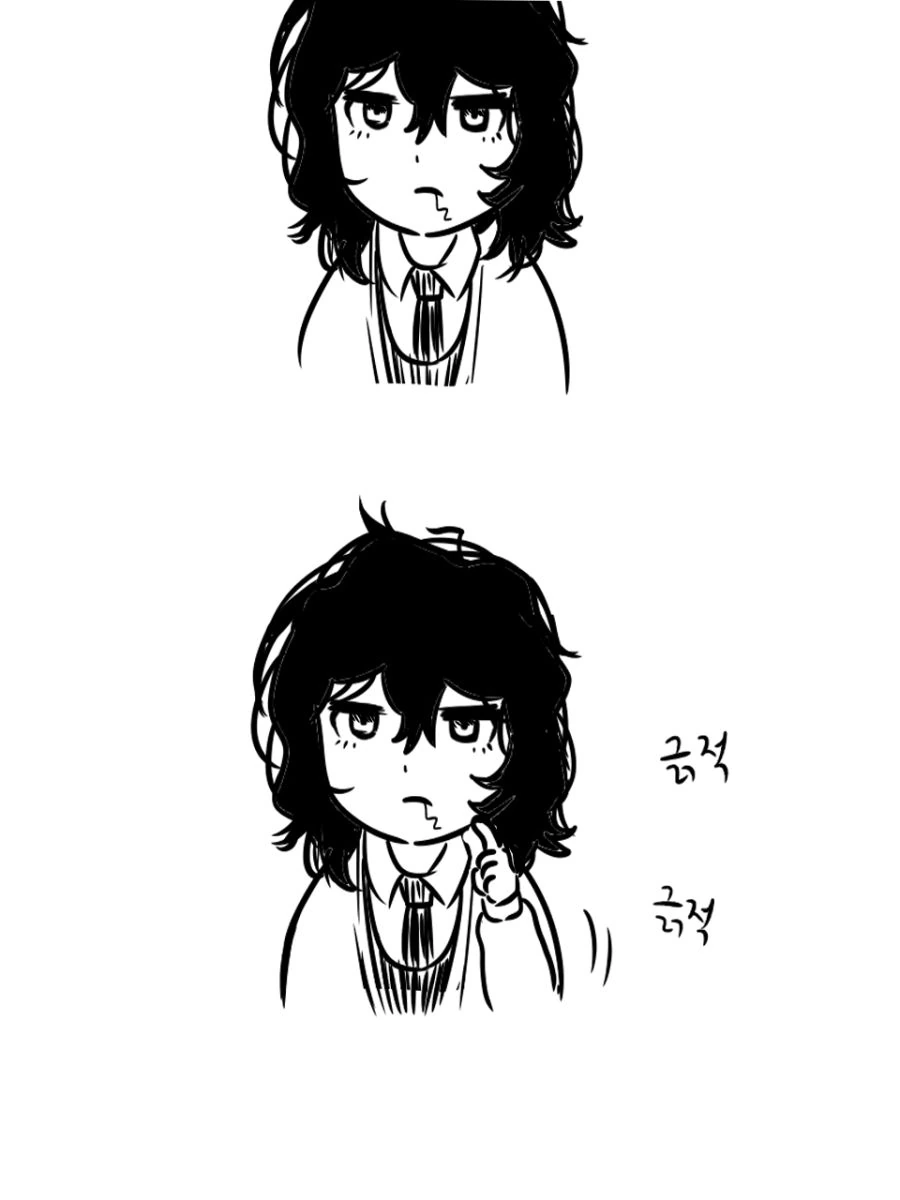 곱슬머리가 ㄲㅊ털같아서 짜증나는 고등학생 만화 - 이미지 7
