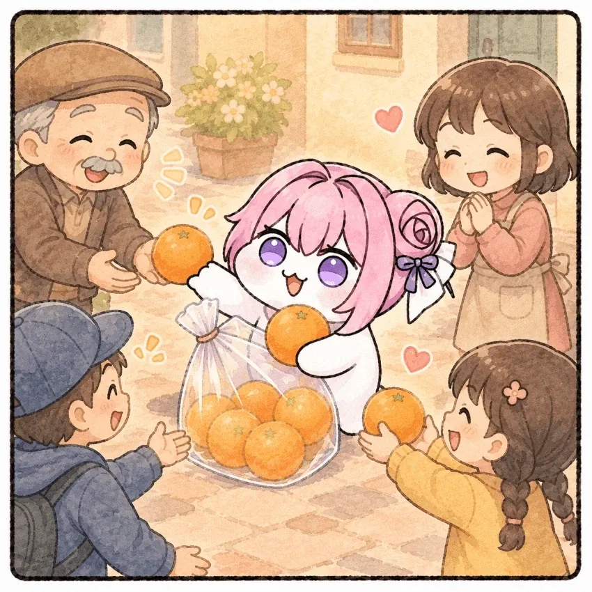 오렌지를 나눠주는 도로롱 Manhwa - 이미지 2
