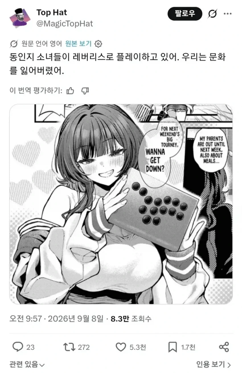 문화를 빼앗긴 올드 격투게이머들
