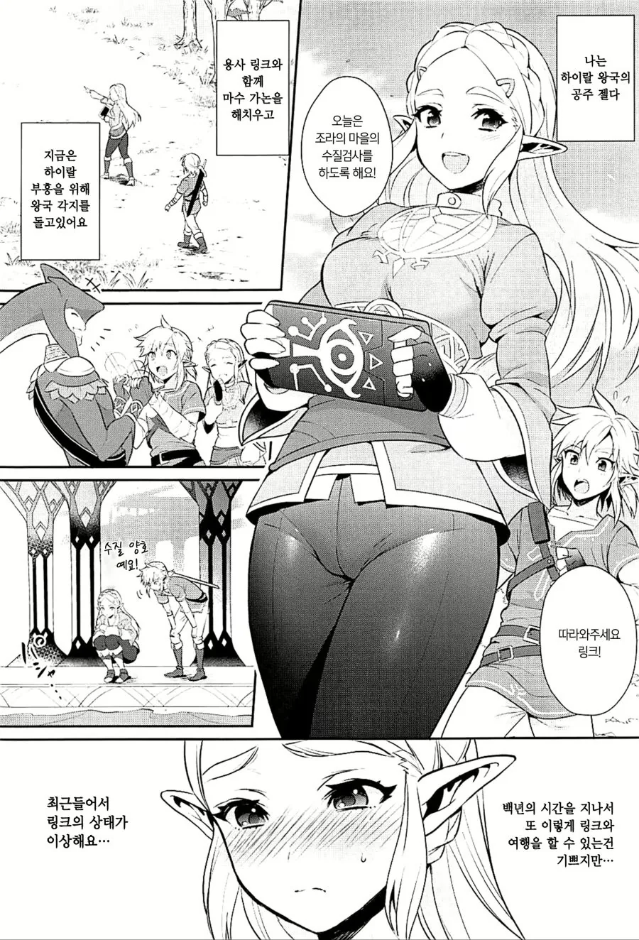 젤다) 야생의 숨결 에필로그 만화.manga