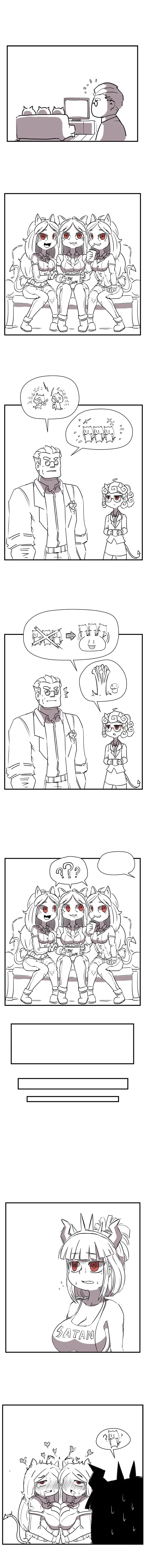 [헬테이커] 케르베로스랑 3p 하는 만화.manga - 이미지 2