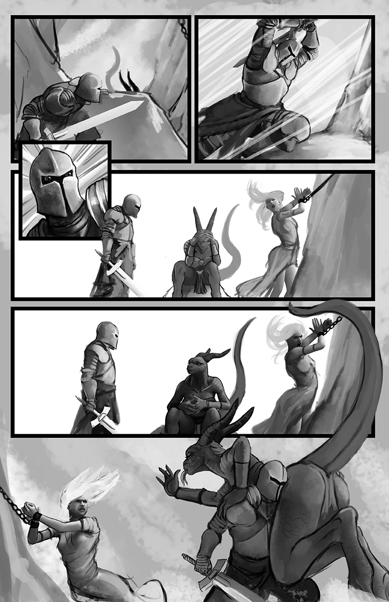 용사가 공주 구하러 가는 만화.toon