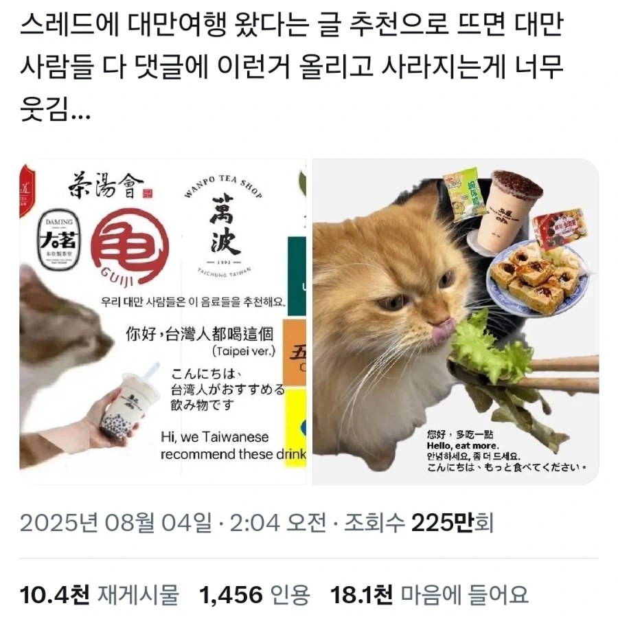 대만인들 특