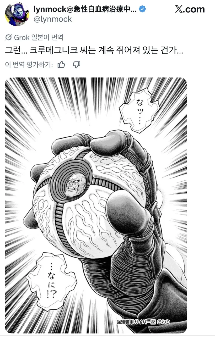 가이버 연재종료 선언으로 확정된 마지막 장면.jpg
