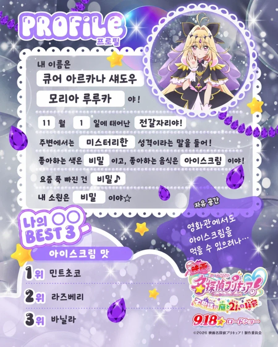 프리큐어) 슈퍼스타 그녀가 빛타락해도 변하지 않는것