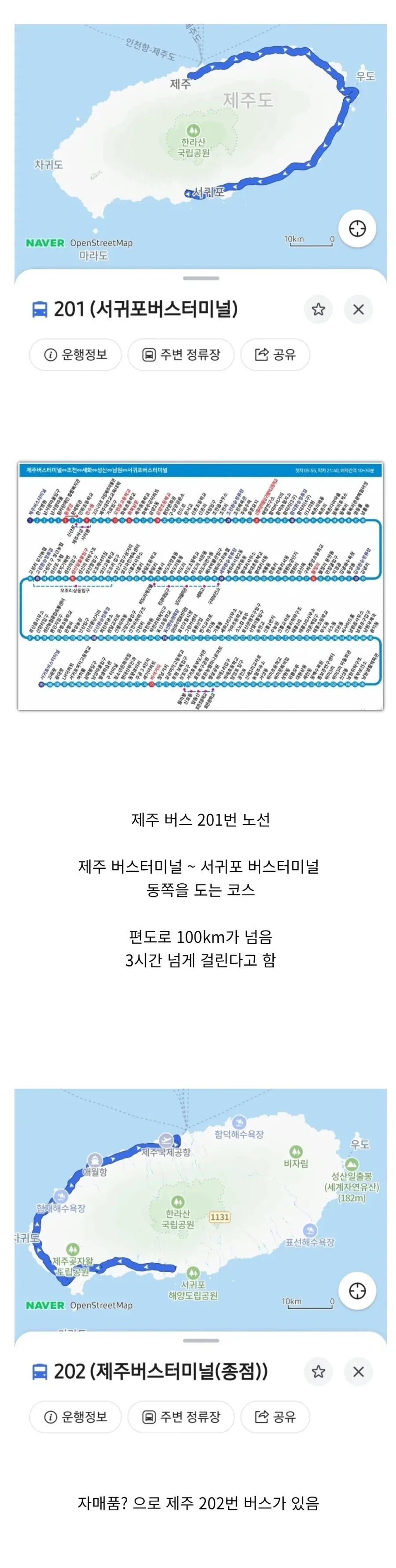 한국에서 가장 긴 시내버스 노선