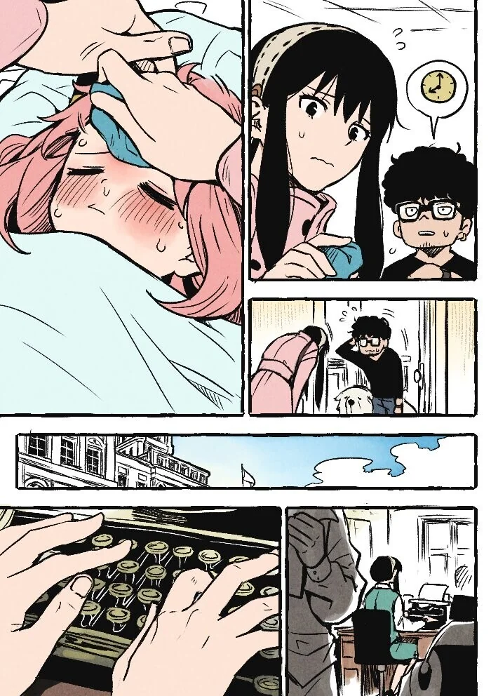 스파이 패밀리) 아냐가 감기 걸린 만화.manwha - 이미지 3