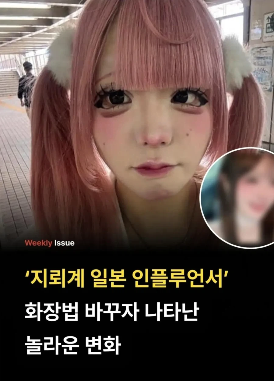 일본의 지뢰녀가 화장법을 열심히 배운 결과…