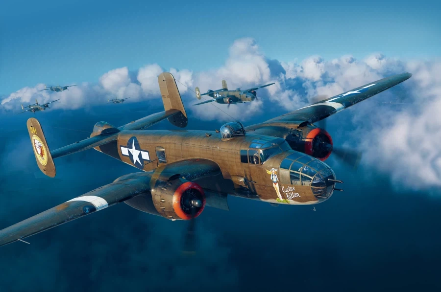 [아카데미과학] 1/48 B-25J Mitchell "Glazed Nose"