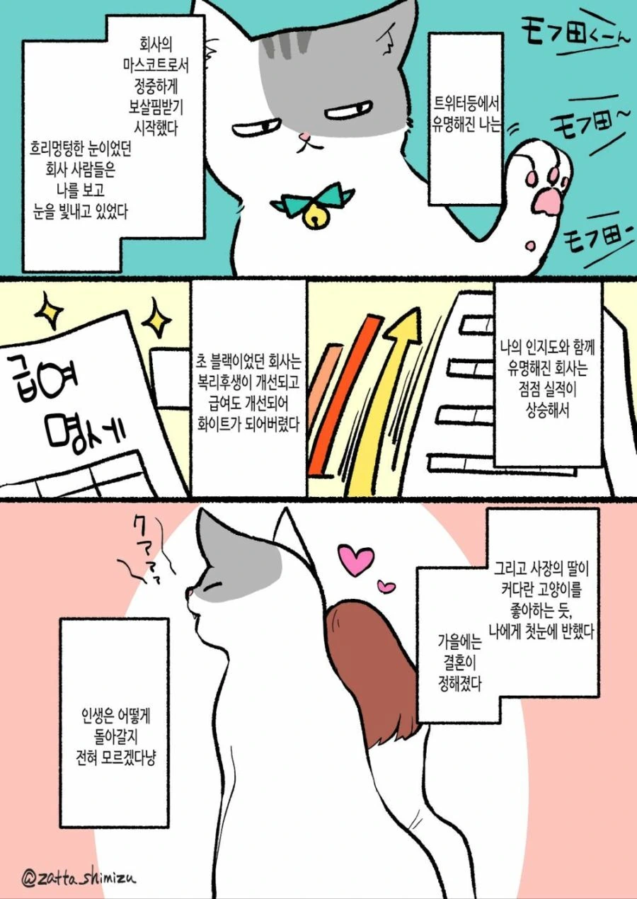자고 일어나니 고양이가 되버린 만화 - 이미지 4