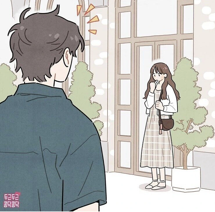 손톱 계속 물어뜯는 여친.manhwa