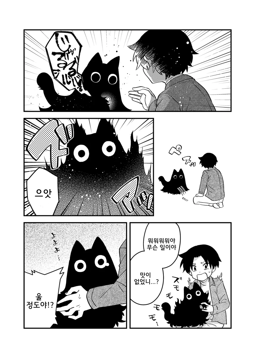 비오는날 고양이(?)를 줍는 만화[2].Manga - 이미지 3